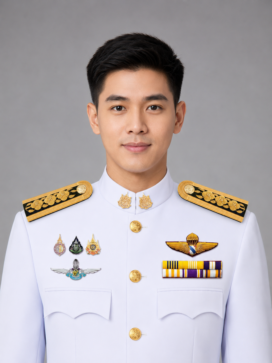 ชุดปกติขาว ข้าราชการชาย